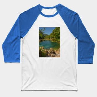 Una River at Bottom of Strbacki Buk in Bosnia Baseball T-Shirt